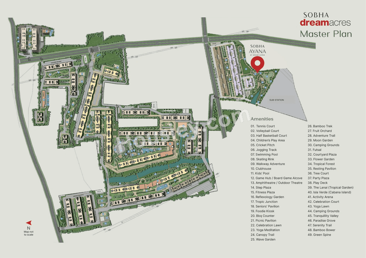 Sobha Ayana At Dream Acres Floor plan 1