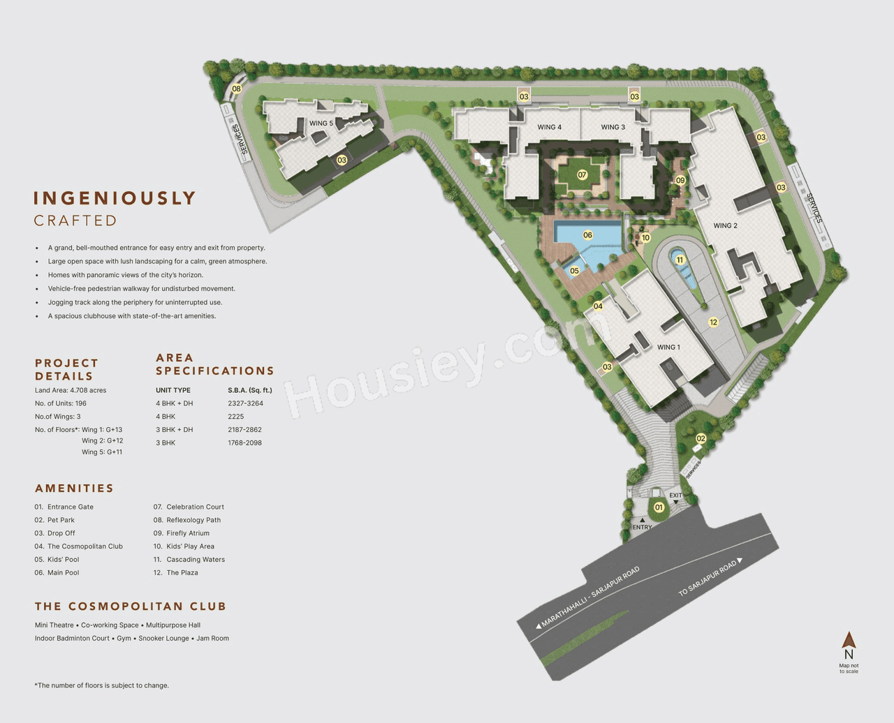 Sobha Infinia Phase II Master Plan