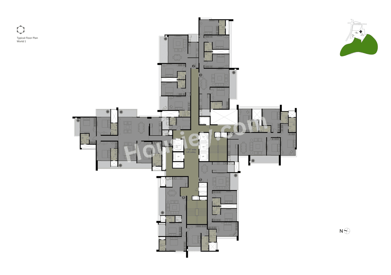 Solitaire World Floor plan 2
