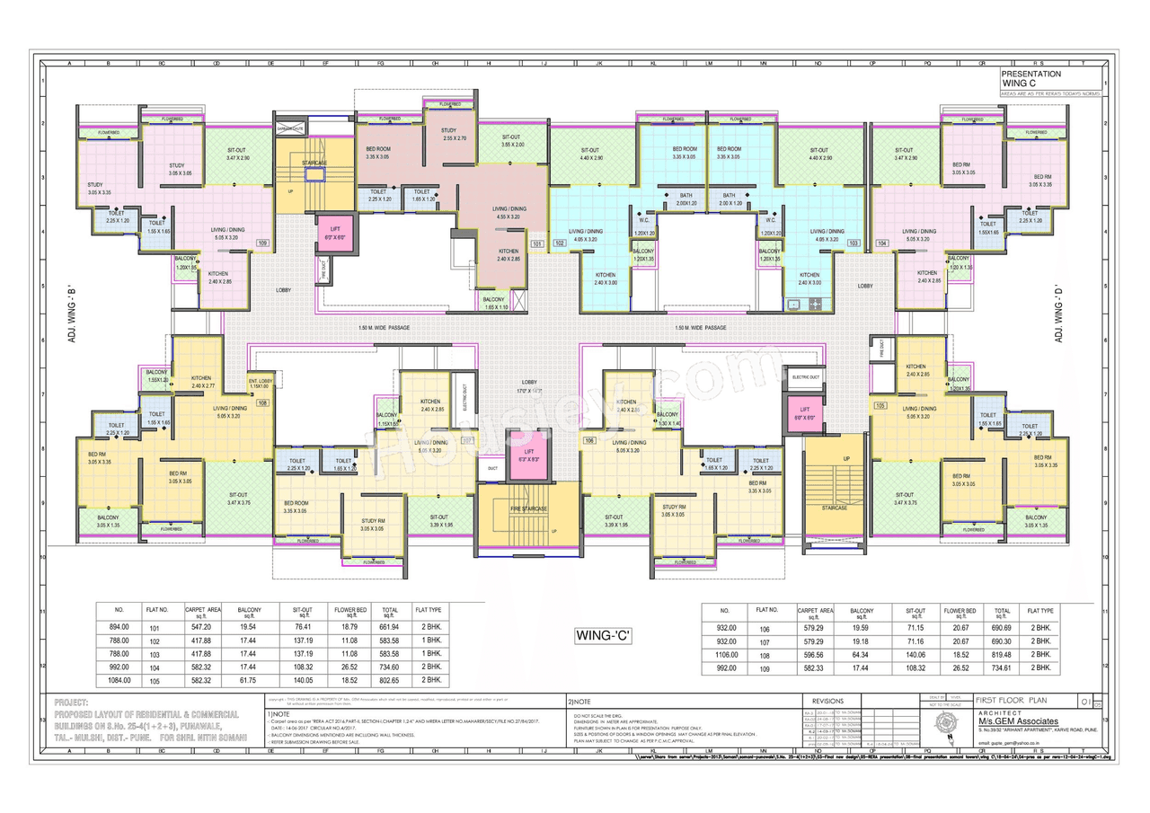 Somani Towers Floor plan 1