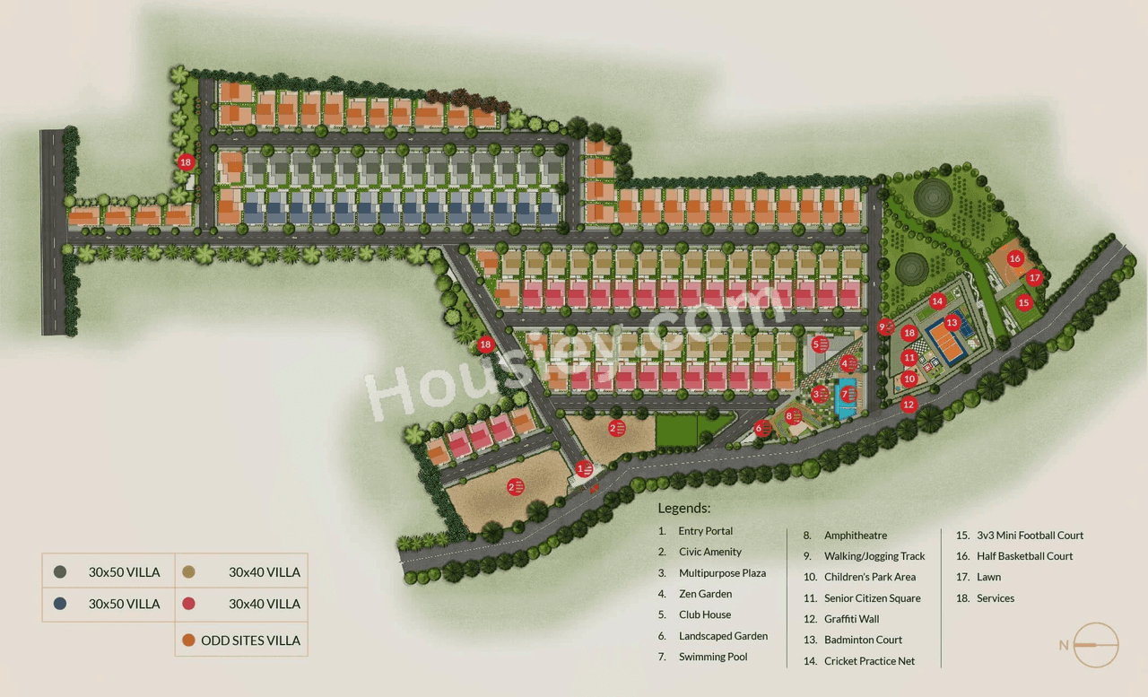 Sowparnika Life On The Green Floor Plan