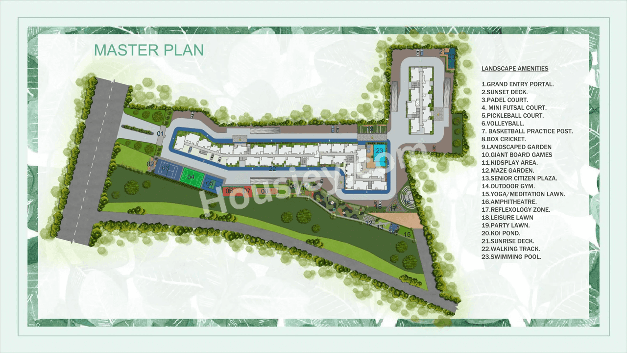 Sowparnika Whispering petals Floor plan 1