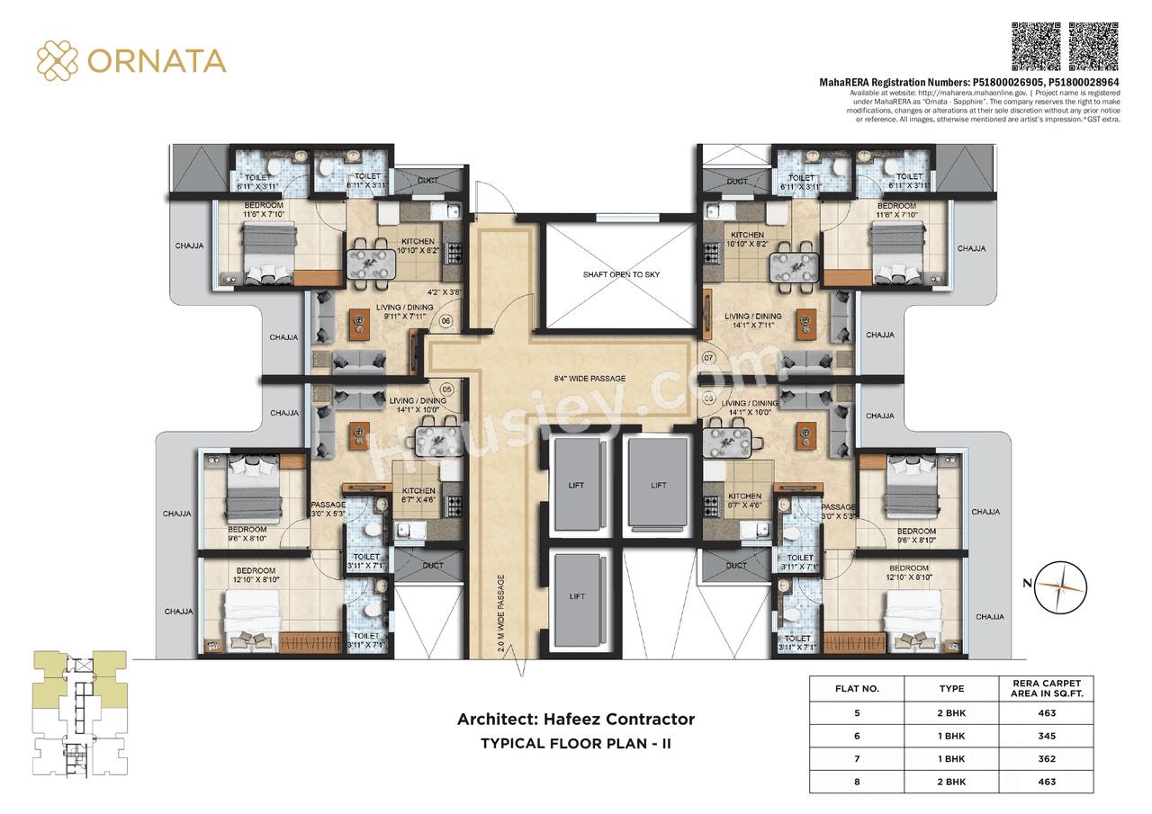 Spenta Ornata Floor plan 2