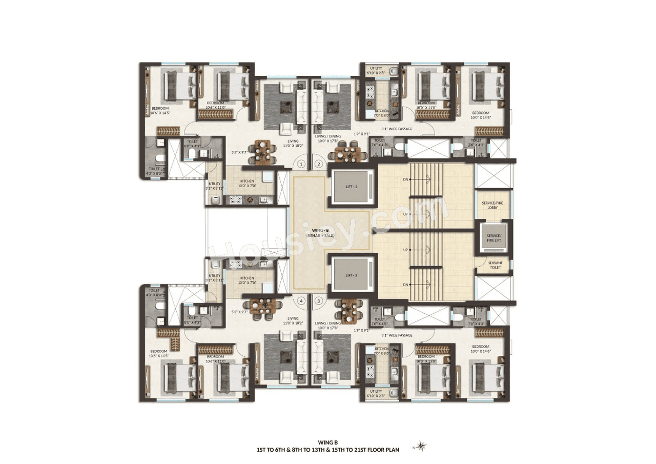 Spenta Versova Floor plan 2