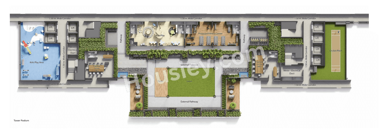 Squarefeet Y Square Master Plan