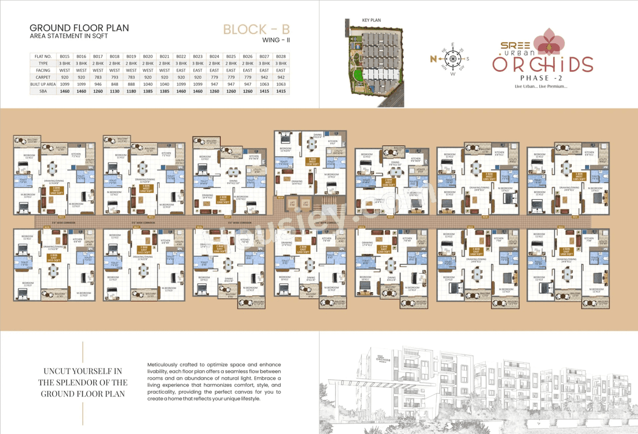 Sree Urban Orchids Floor plan 4