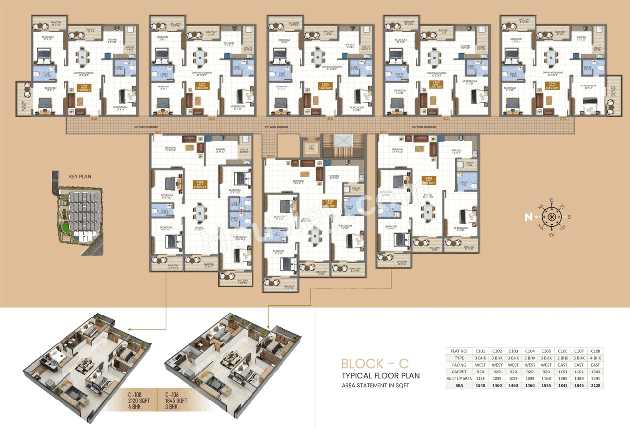 Sree Urban Orchids Floor plan 5