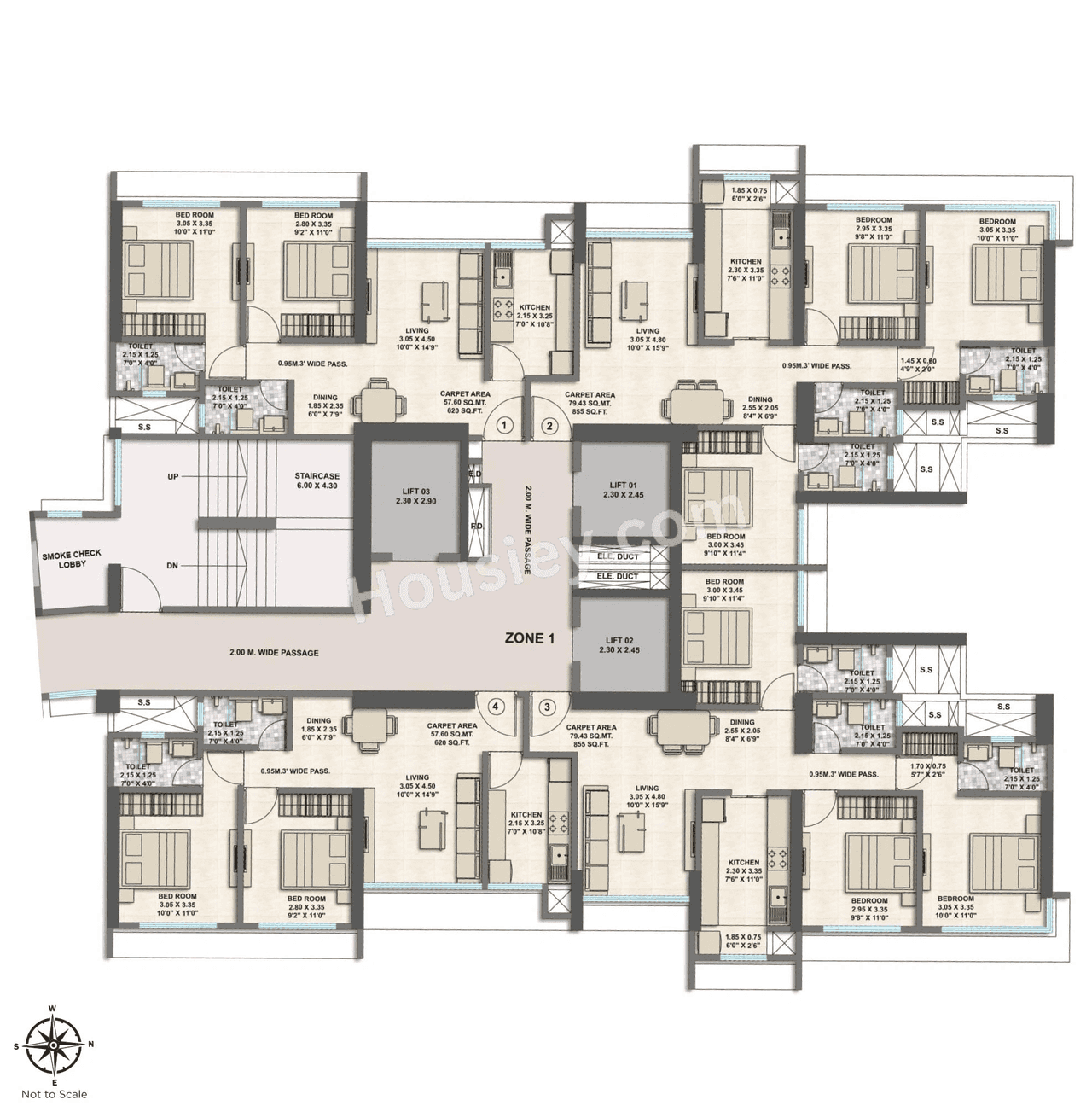Srishti Oasis Floor plan 1