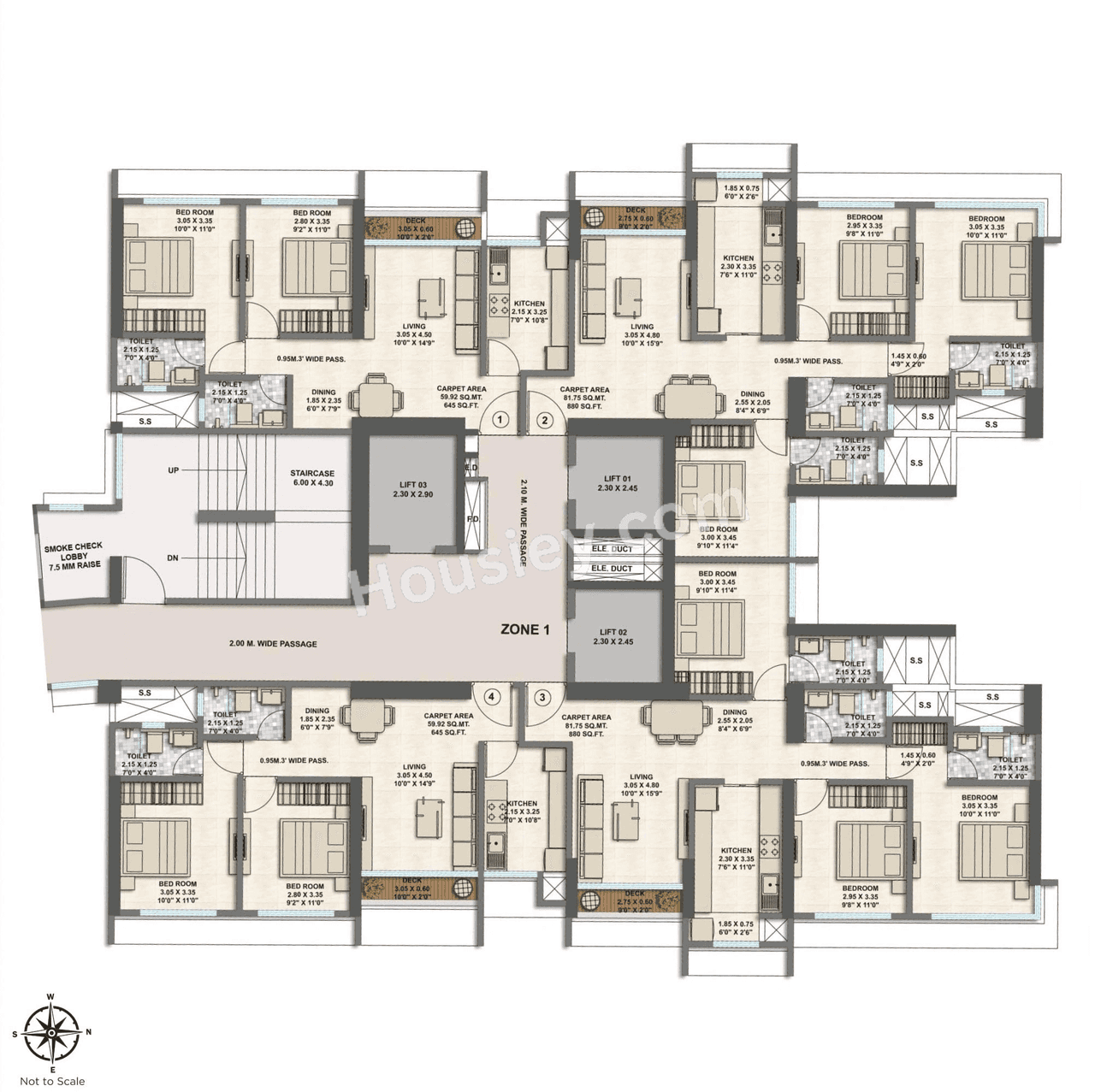 Srishti Oasis Floor plan 2