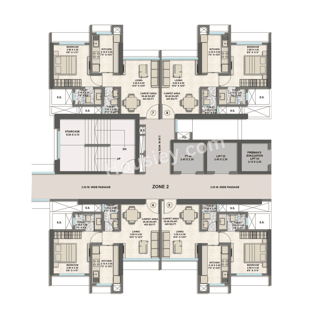 Srishti Oasis Floor plan 4