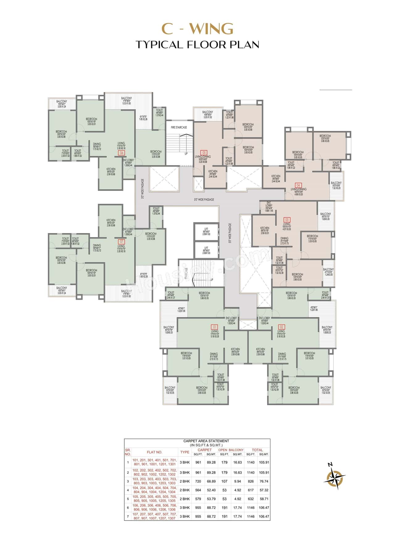 SS Sai Pleasure Floor plan 6