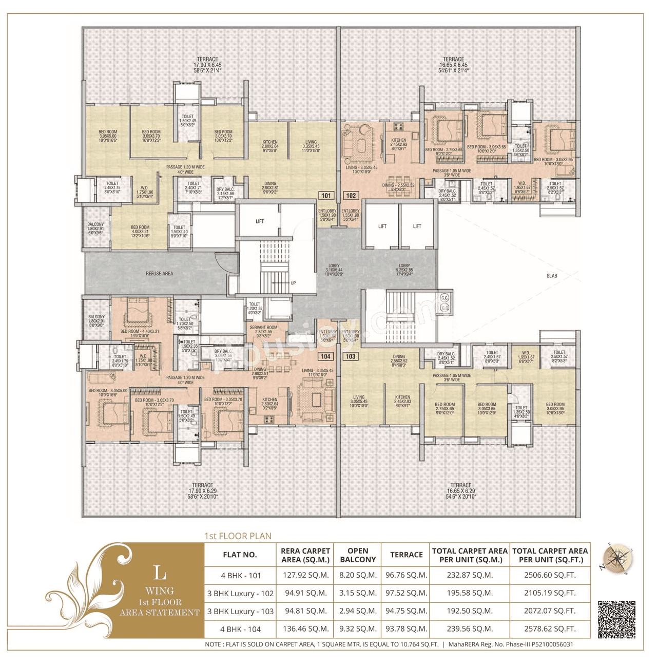 Sukhwani Agarwal Empire Square Floor plan 4