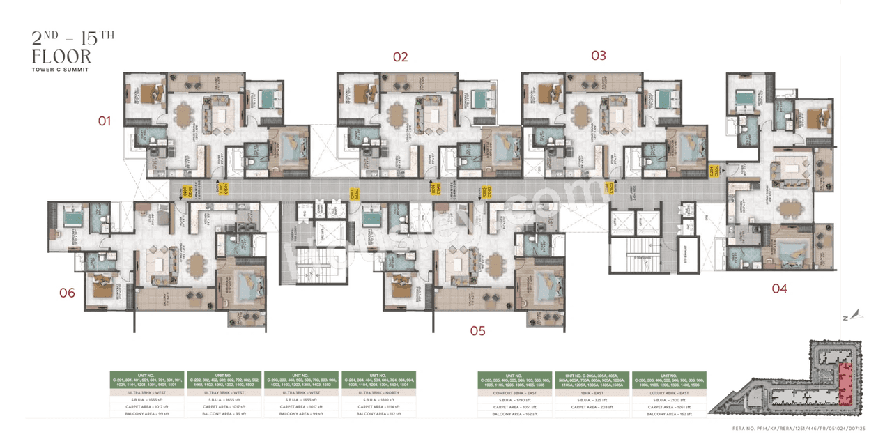 Sumadhura Capitol Floor plan 6