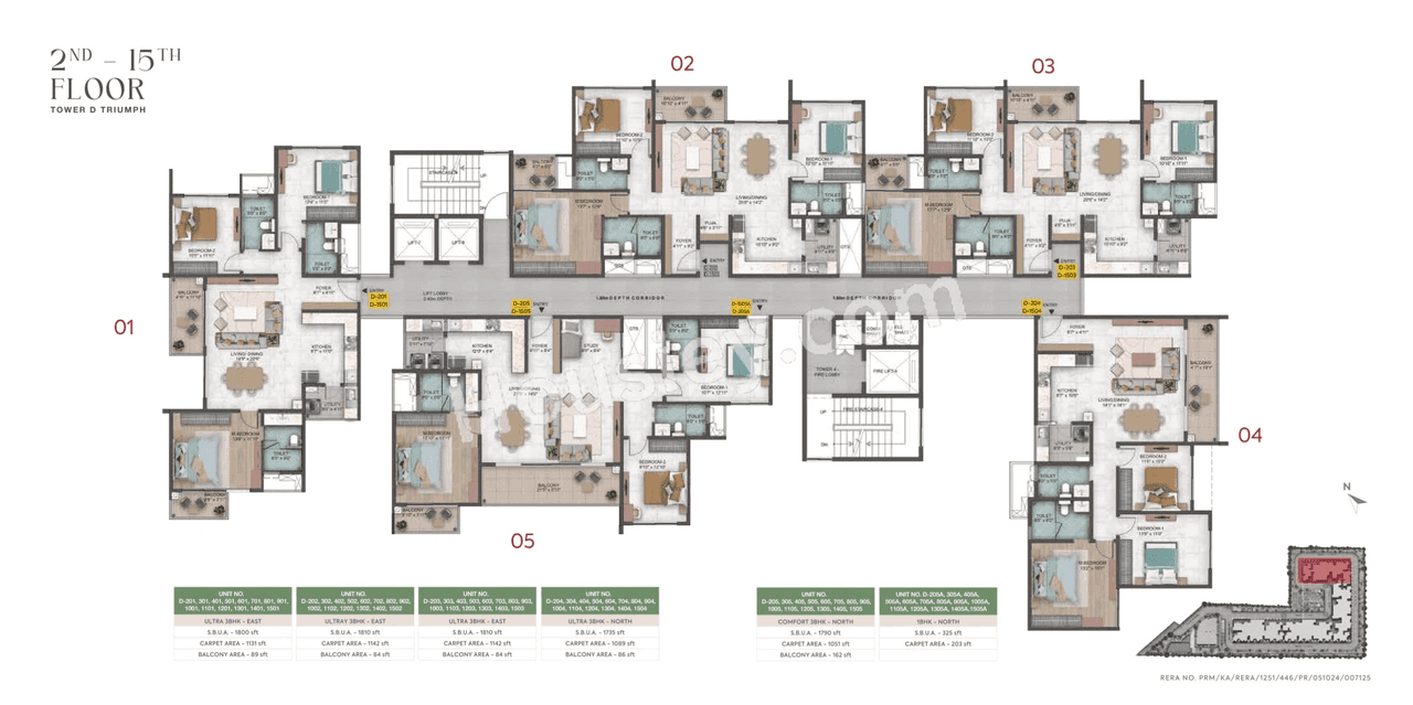 Sumadhura Capitol Floor plan 8