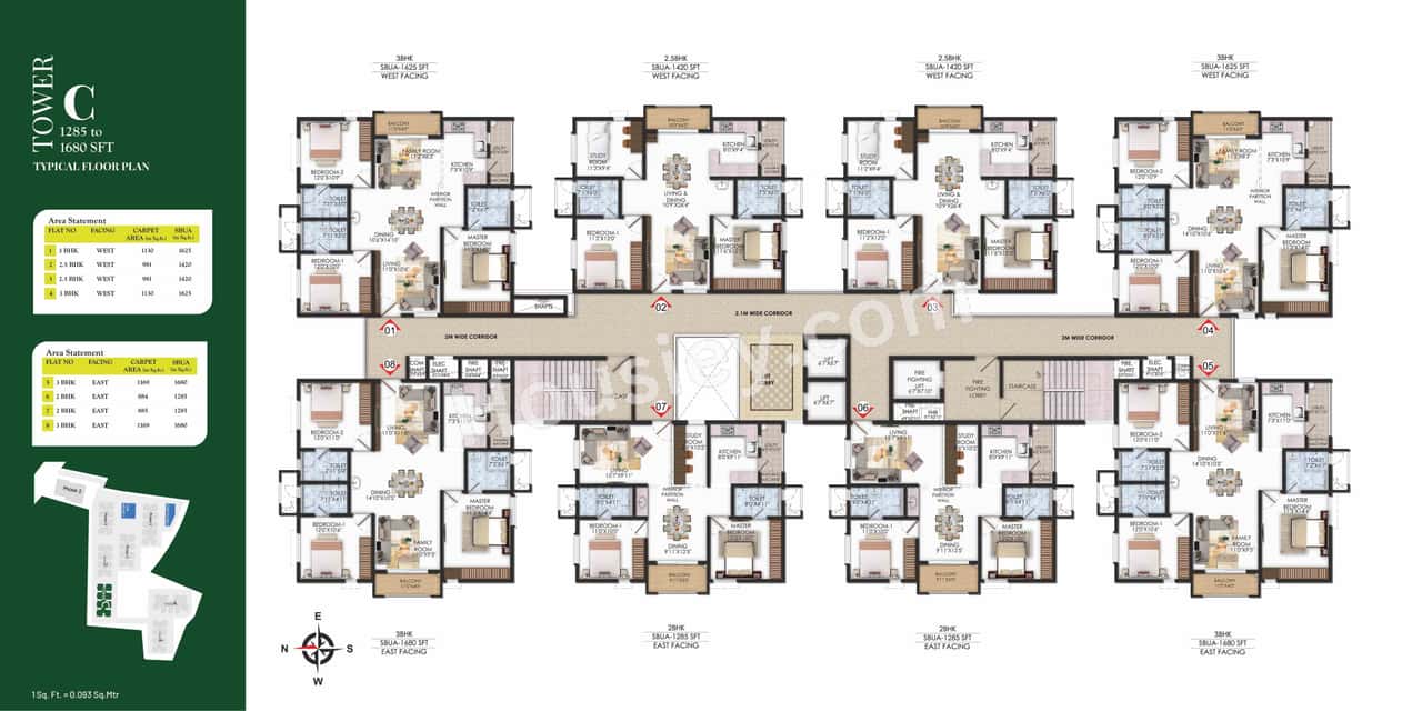 Sumadhura Garden by the Brook Floor plan 3