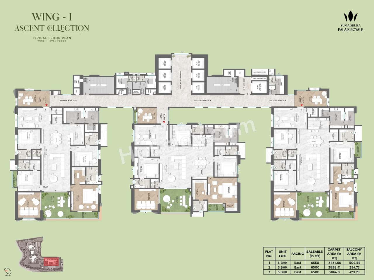 Sumadhura Palais Royale Floor plan 1