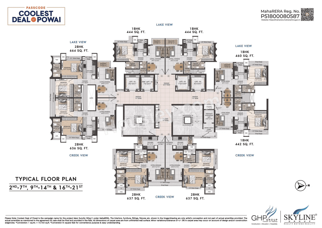 Suncity Dream Of Powai Floor plan 2