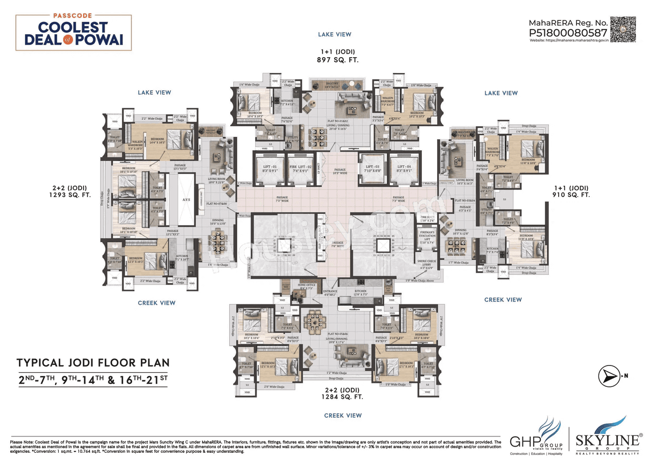 Suncity Dream Of Powai Floor plan 3