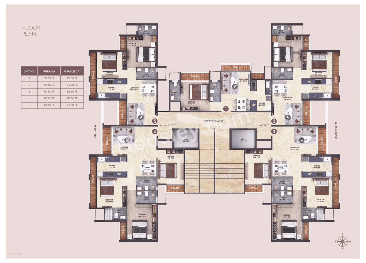 Superior Palacia Floor plan 1