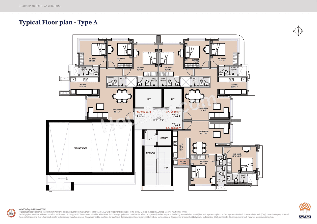 Swami Marathi Asmita Floor plan 2