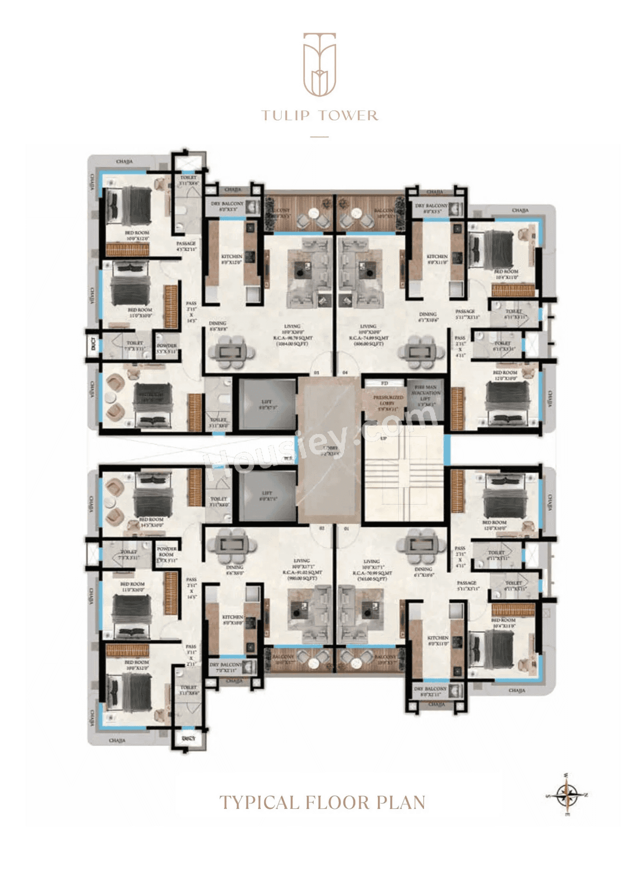 Swami Tulip Tower Master Plan