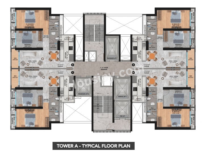 T Bhimjyani The Verraton Floor plan 1
