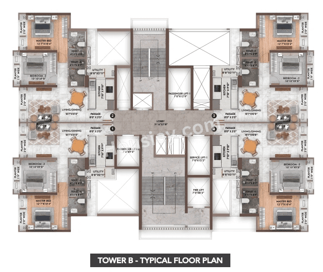 T Bhimjyani The Verraton Floor plan 2