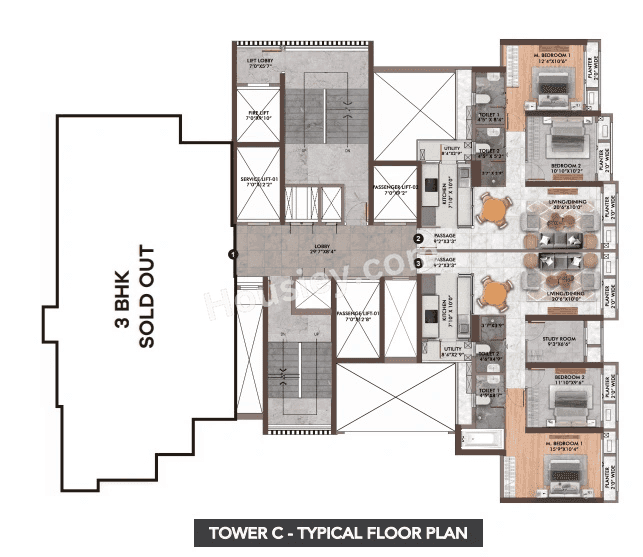 T Bhimjyani The Verraton Floor plan 3