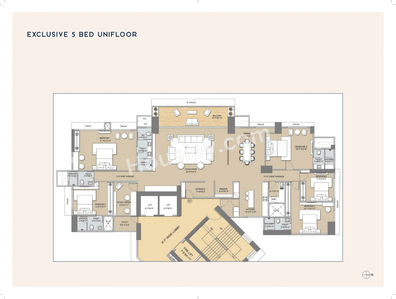 Techno Aakasa Floor plan 1
