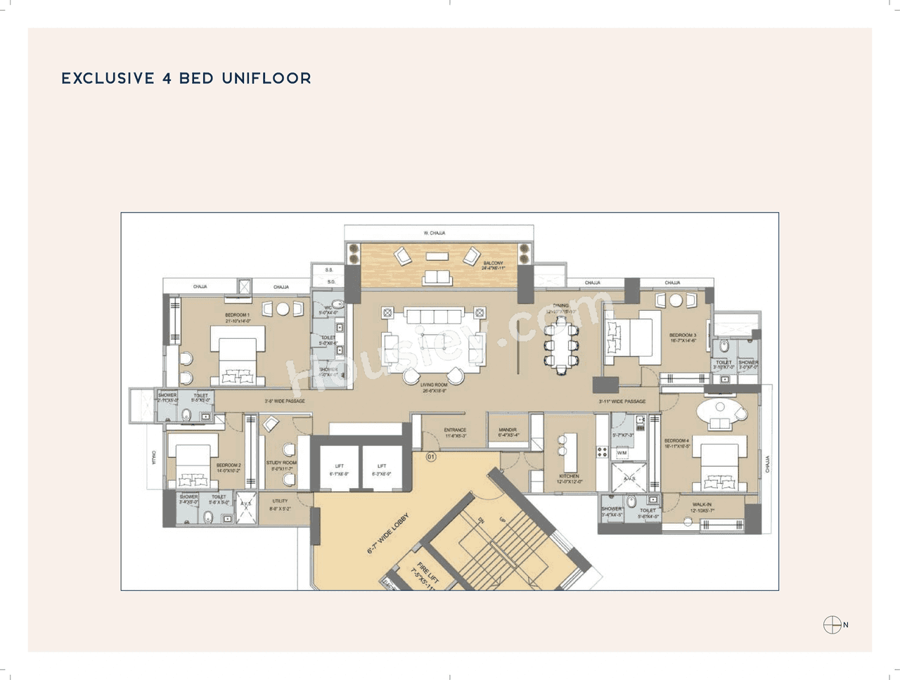 Techno Aakasa Floor plan 3