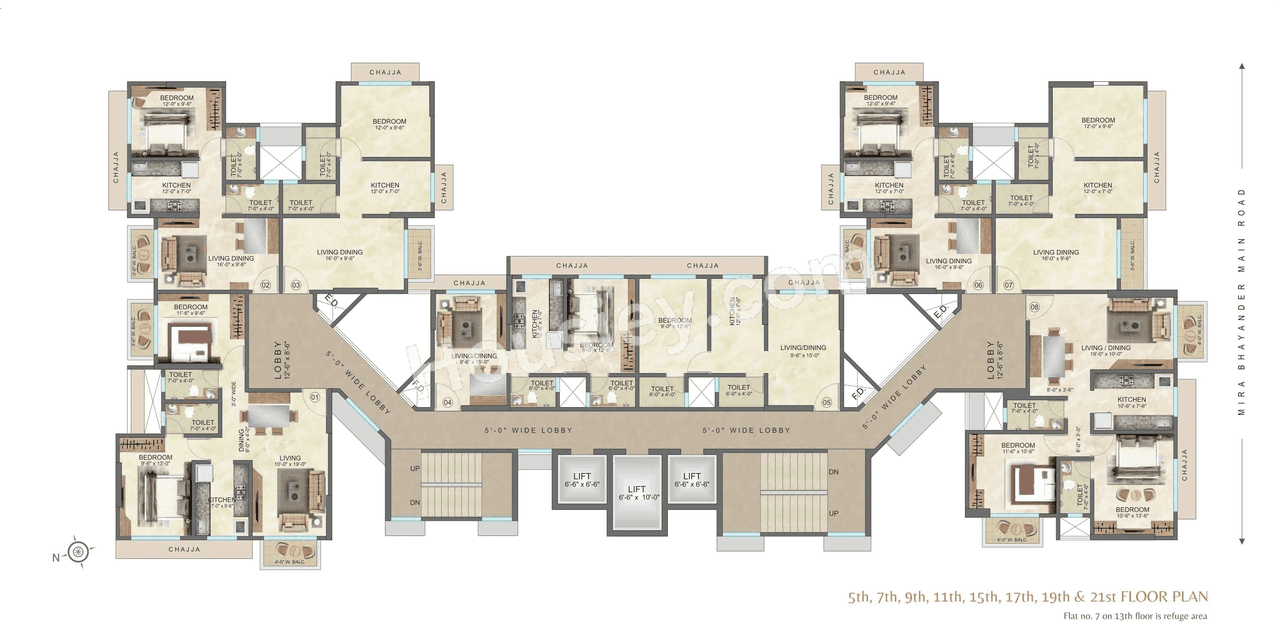 Technovision Vivanta Marvel Floor plan 1