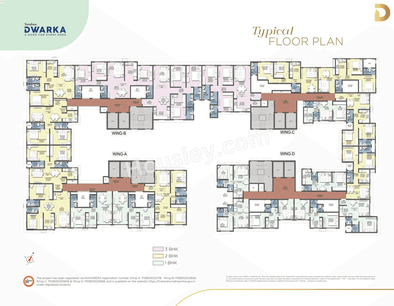 Terraform Dwarka Floor Plan