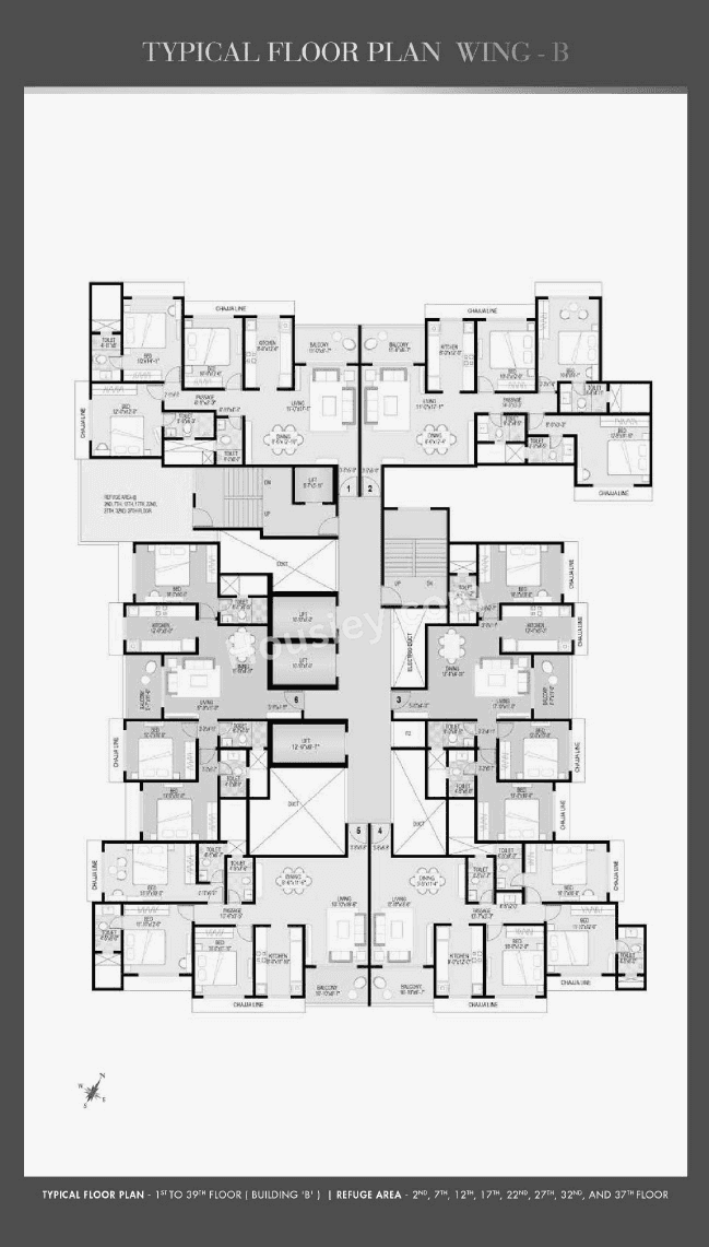 Tharwani Majestic Towers Phase I Floor plan 1