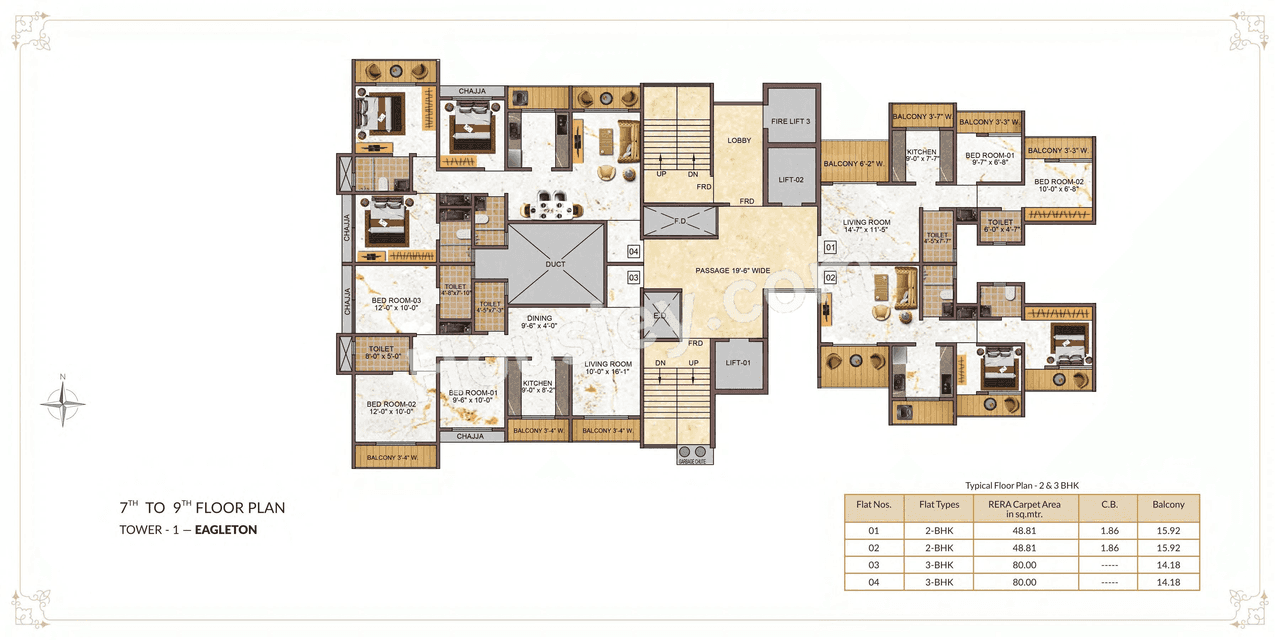 Tharwani Vedant Empire Floor plan 6