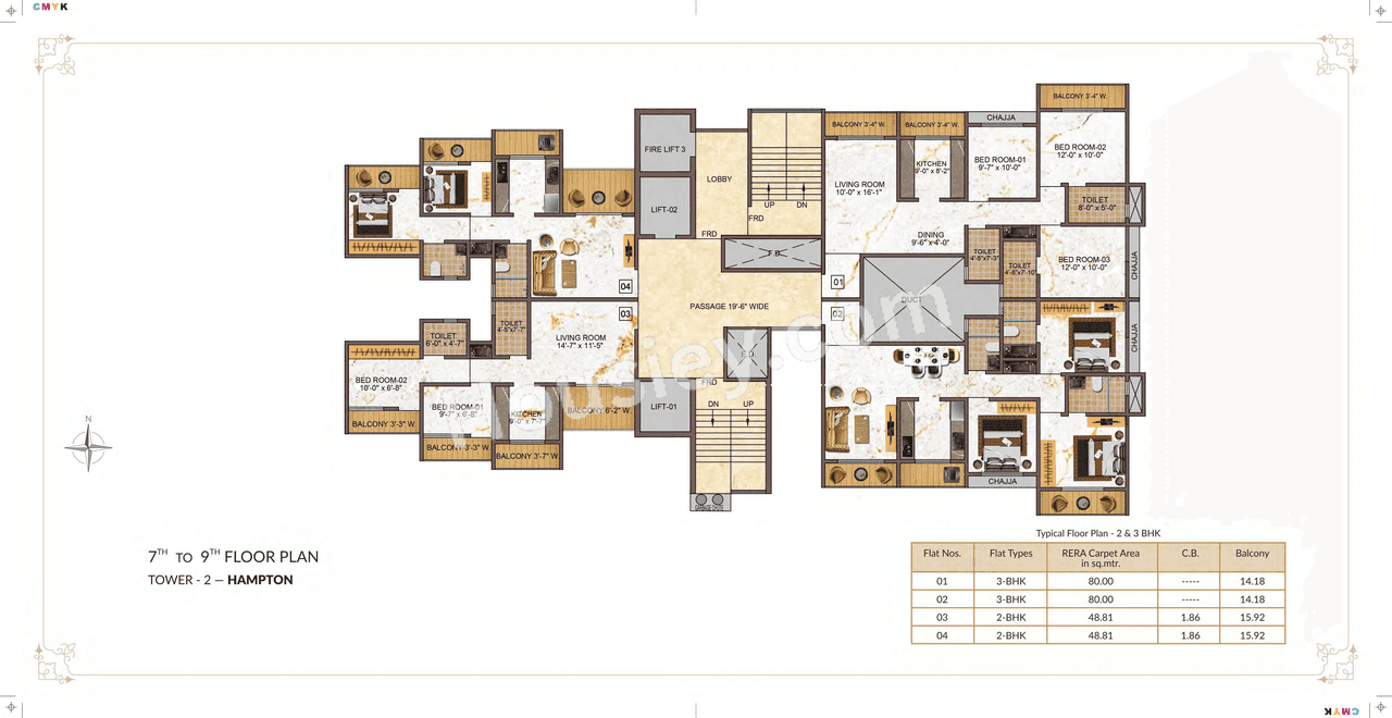 Tharwani Vedant Empire Floor plan 13