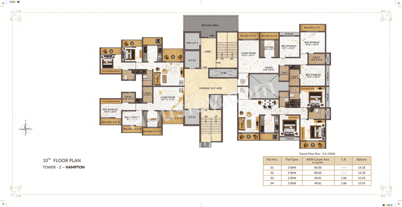 Tharwani Vedant Empire Floor plan 14