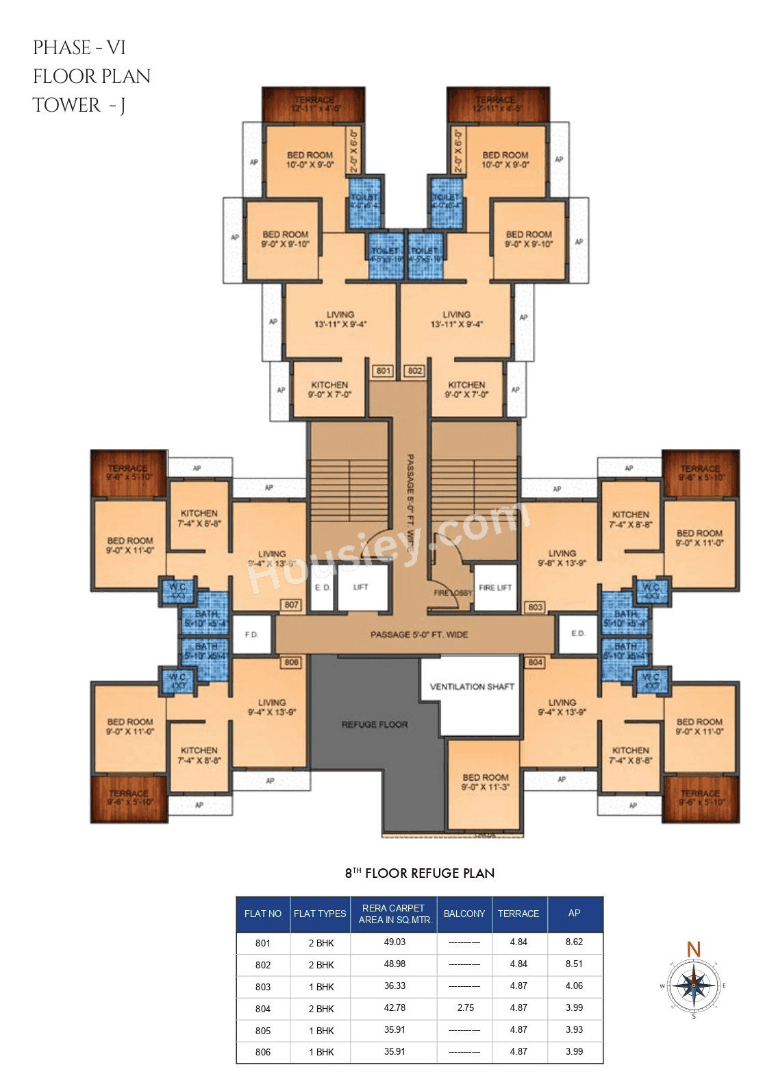 Tharwani Vedant Nakshatra Floor plan 1
