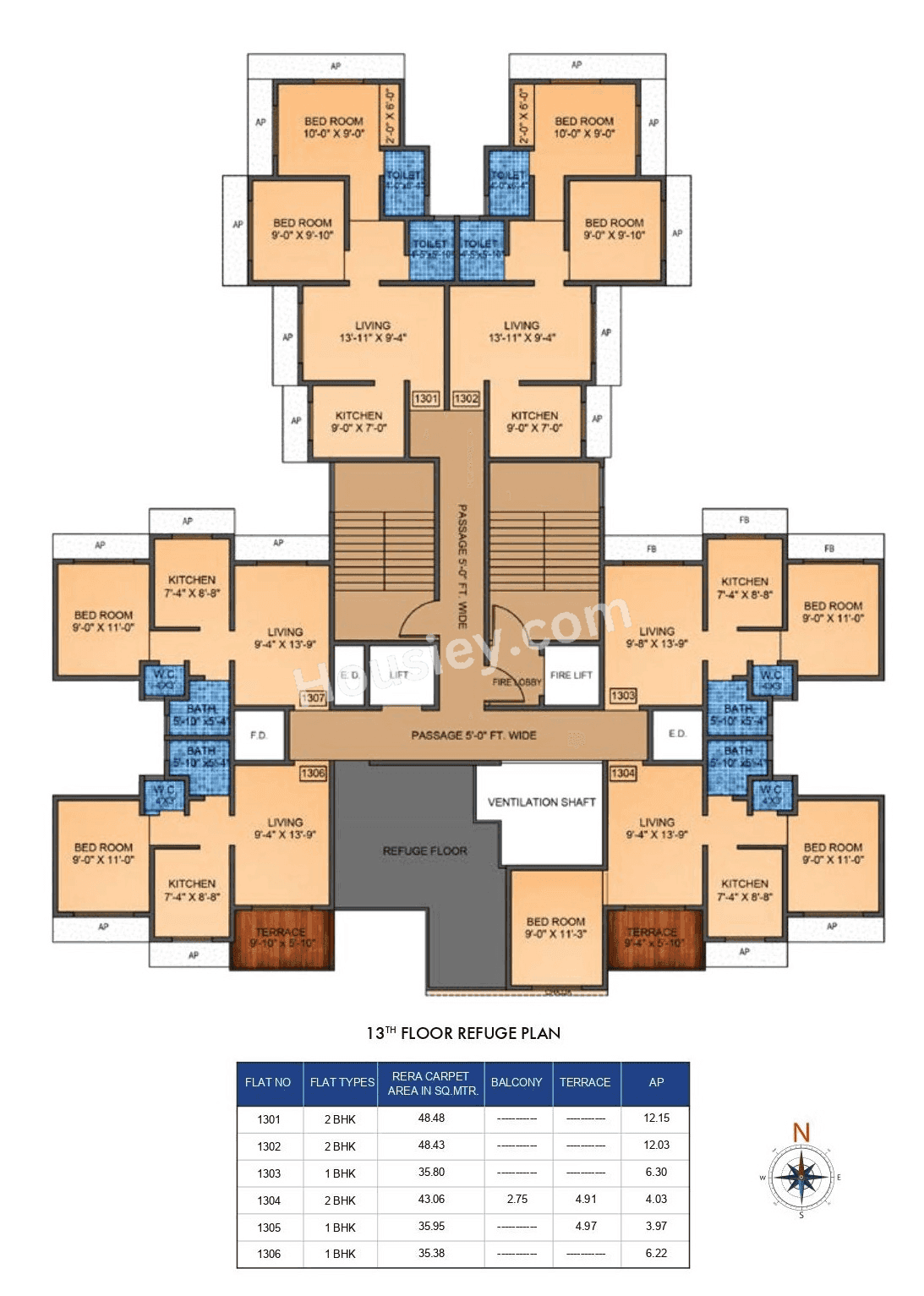 Tharwani Vedant Nakshatra Floor plan 2