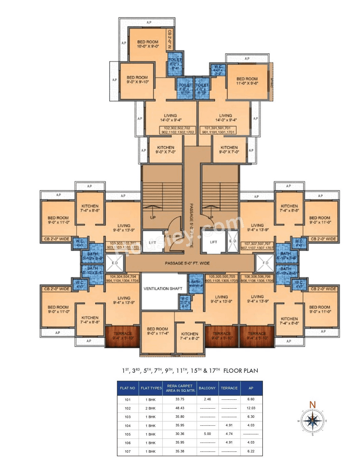 Tharwani Vedant Nakshatra Floor plan 3