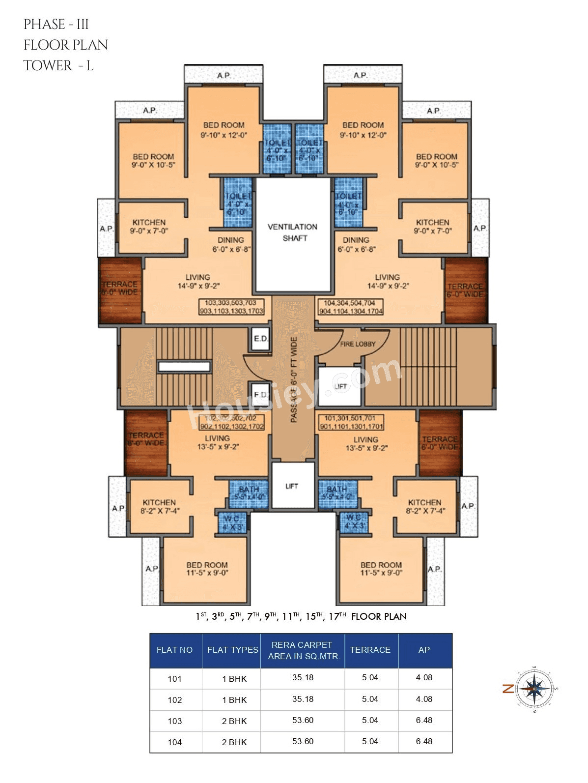 Tharwani Vedant Nakshatra Floor plan 11
