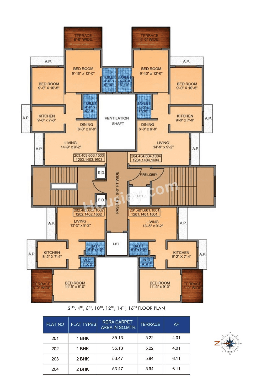 Tharwani Vedant Nakshatra Floor plan 12