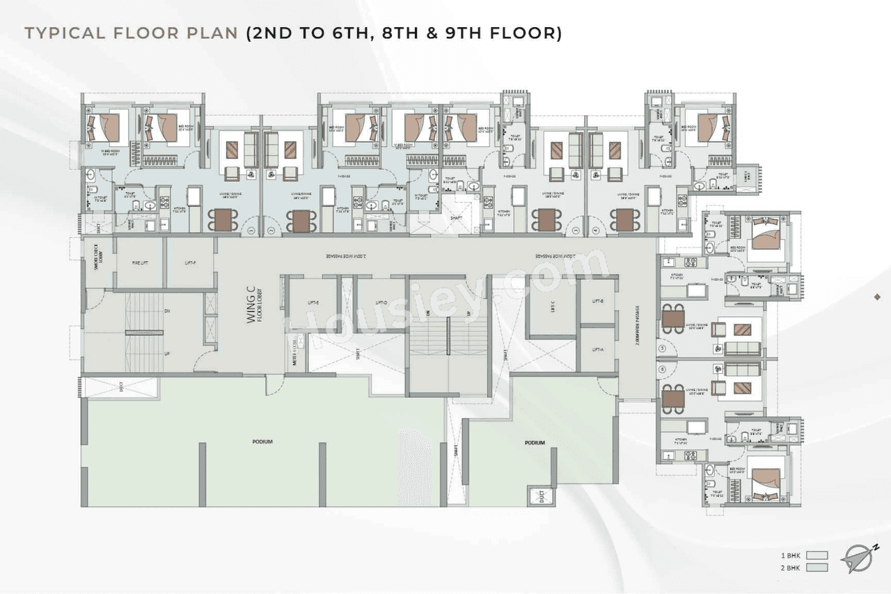 The Baya Sunrise Floor plan 2
