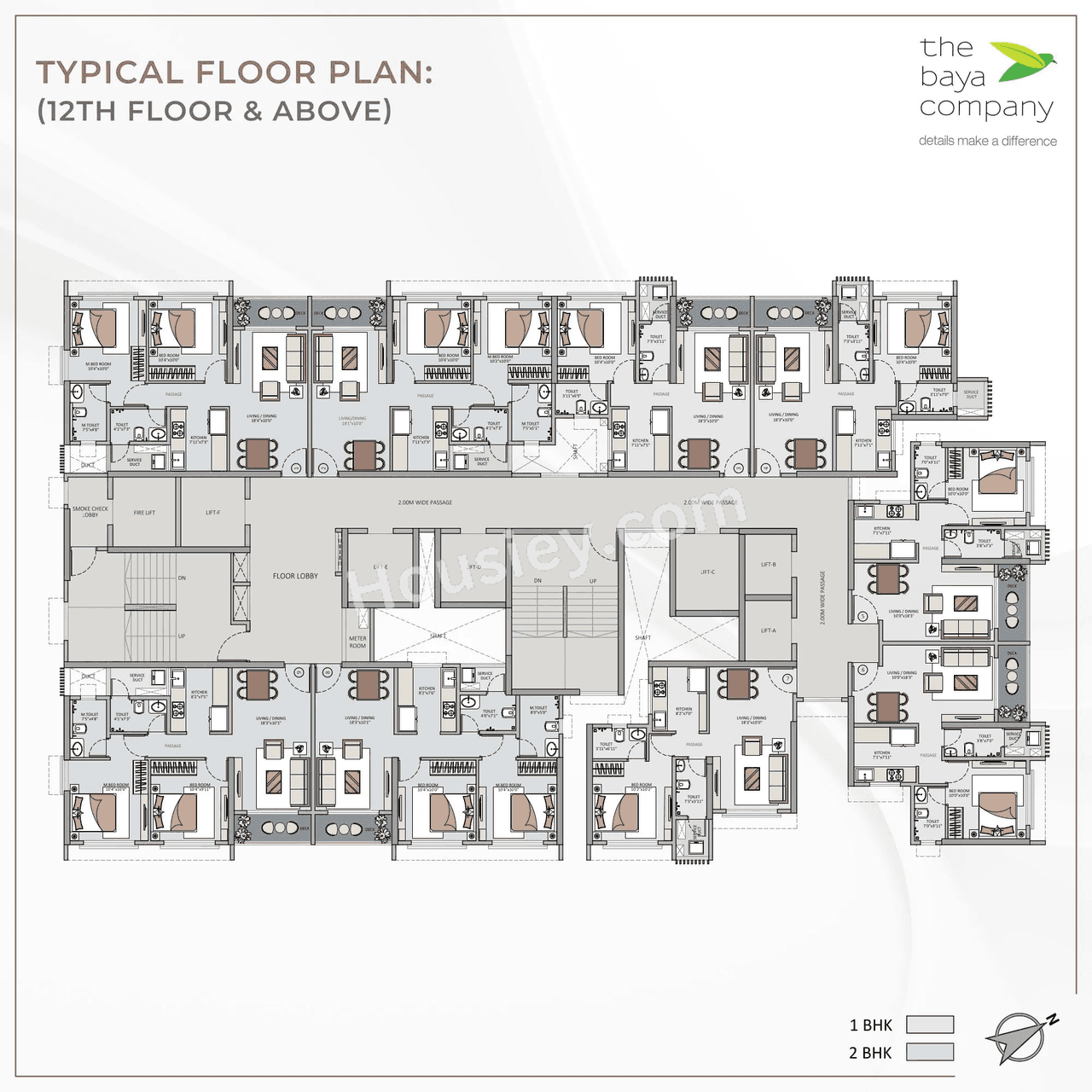 The Baya Sunrise Floor plan 3