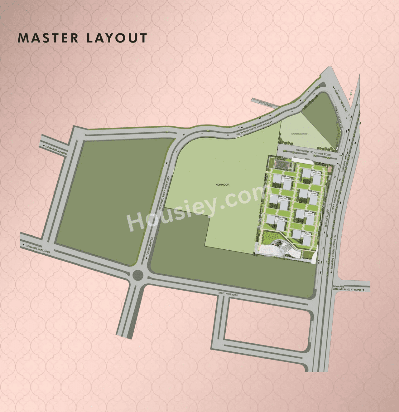 The Pearl by Auro Reality Floor plan 1