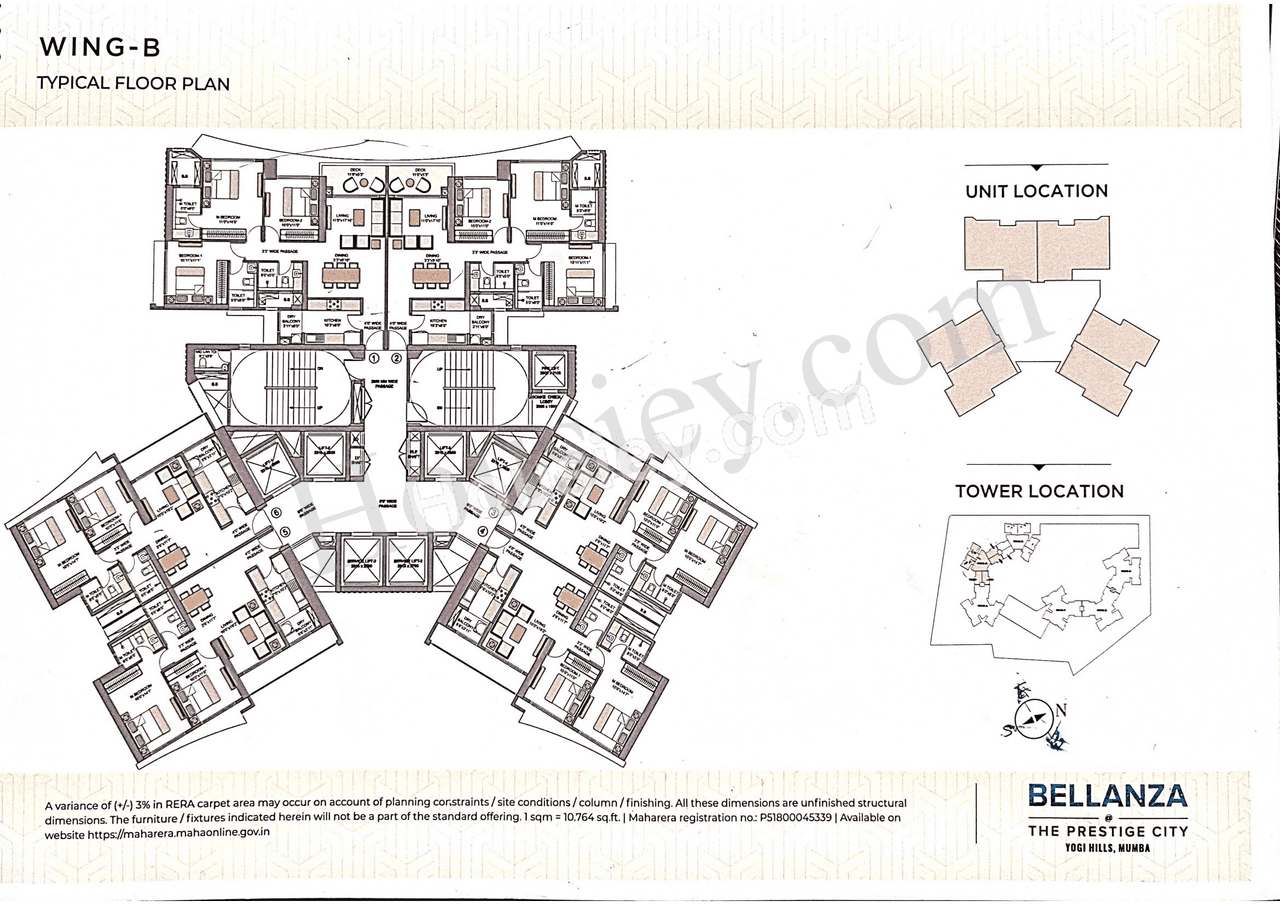 The Prestige City Bellanza Floor plan 1