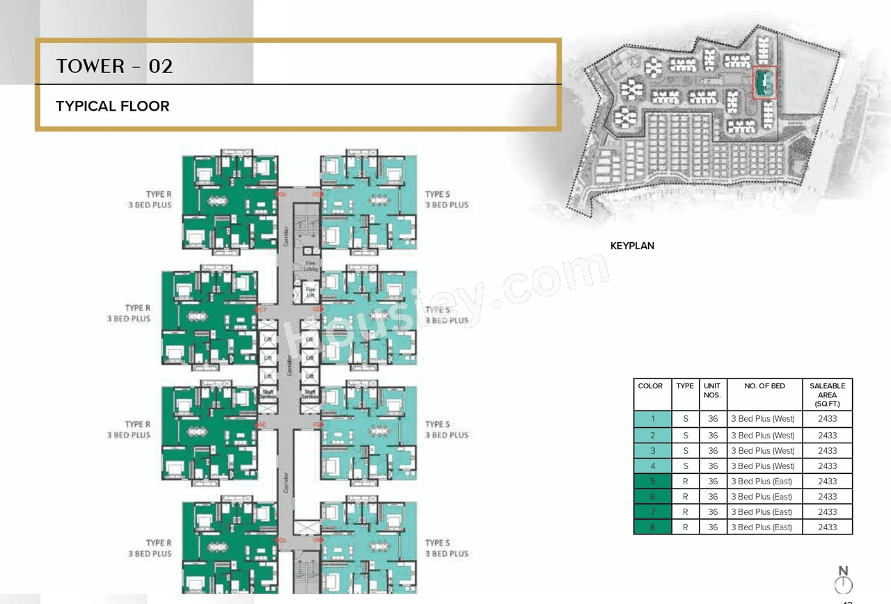 The Prestige City Hyderabad Floor plan 1