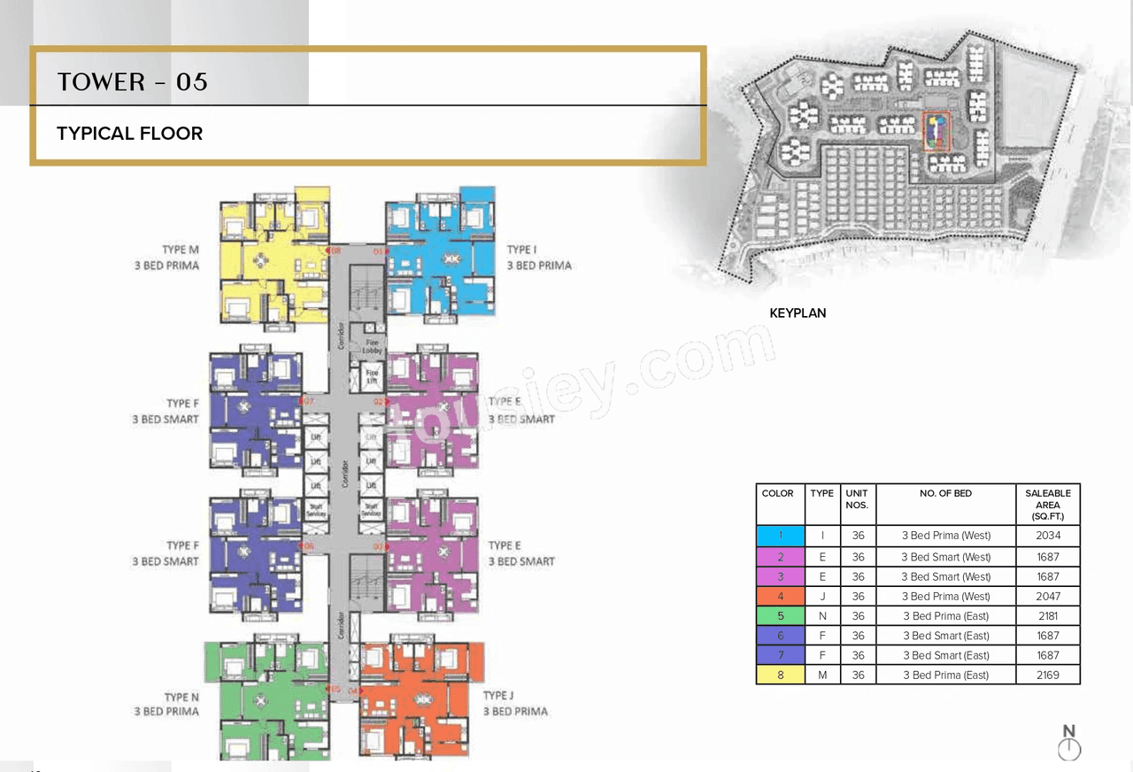 The Prestige City Hyderabad Floor plan 4