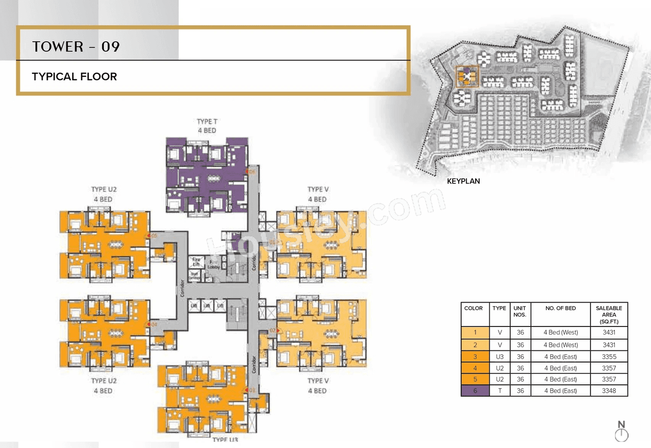 The Prestige City Hyderabad Floor plan 8