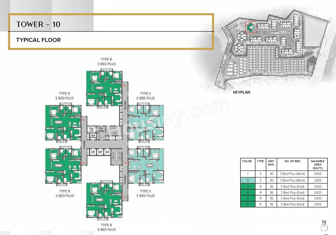 The Prestige City Hyderabad Floor plan 9