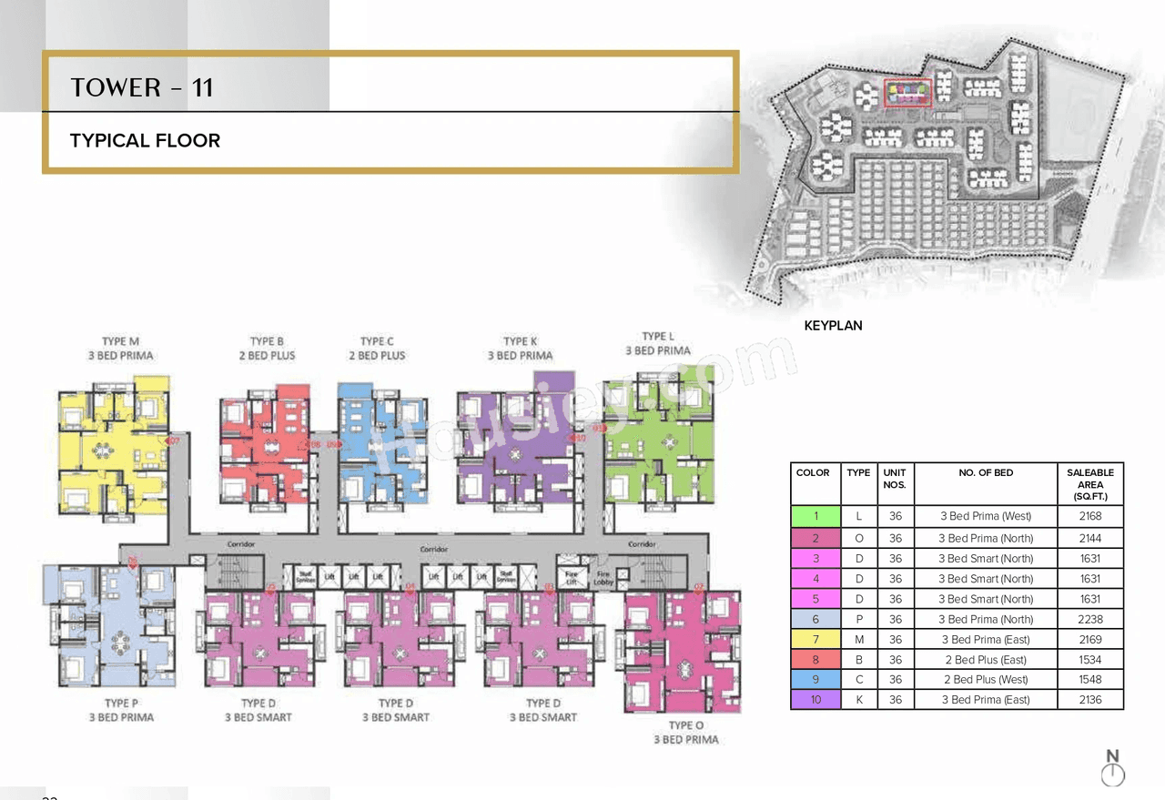 The Prestige City Hyderabad Floor plan 10